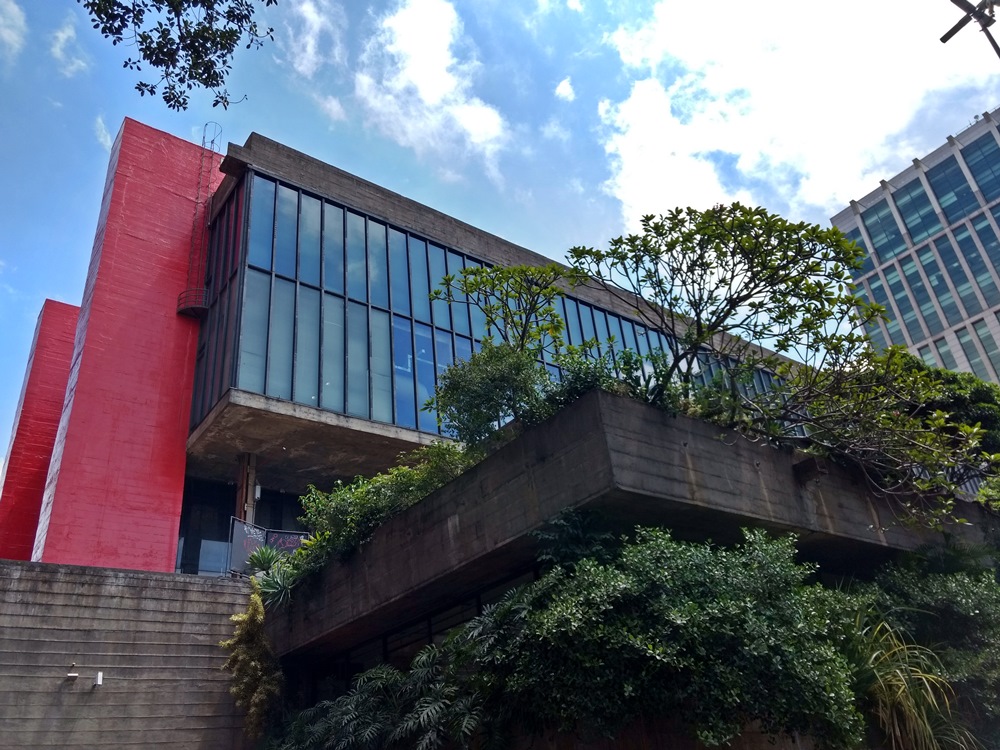 Masp, Museu de Arte de São Paulo, visto próximo do Mirante da 9 de Julho