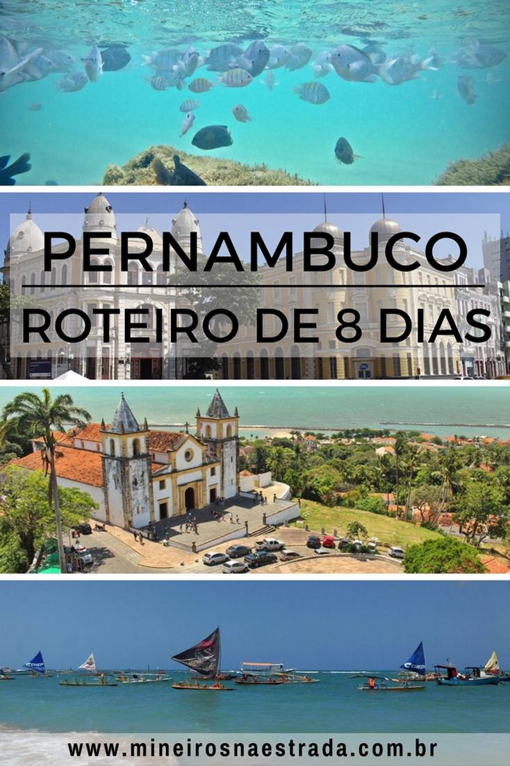 Roteiro de 8 dias por Recife, Olinda e Porto de Galinhas, com bate-volta para a Praia dos Carneiros. Um roteiro leve para qualquer idade.